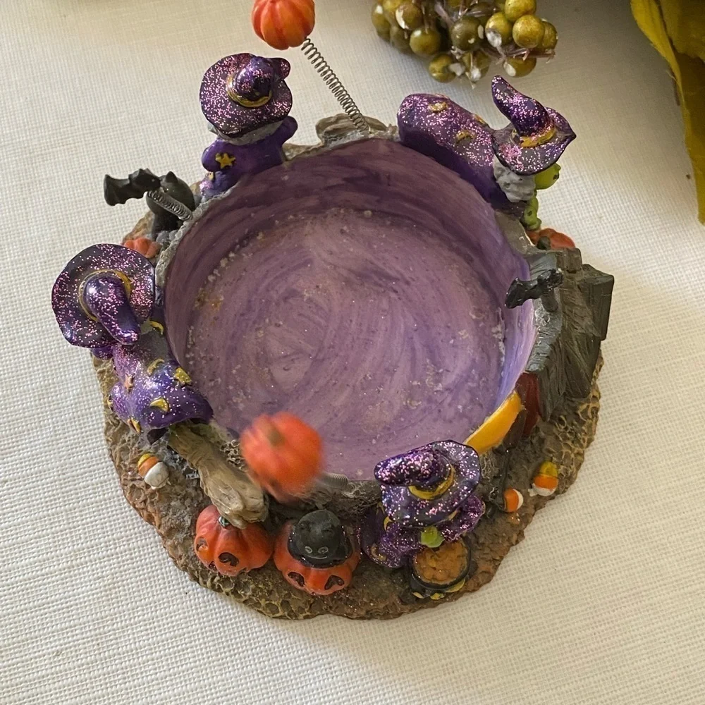Halloween Resin Candle Holder